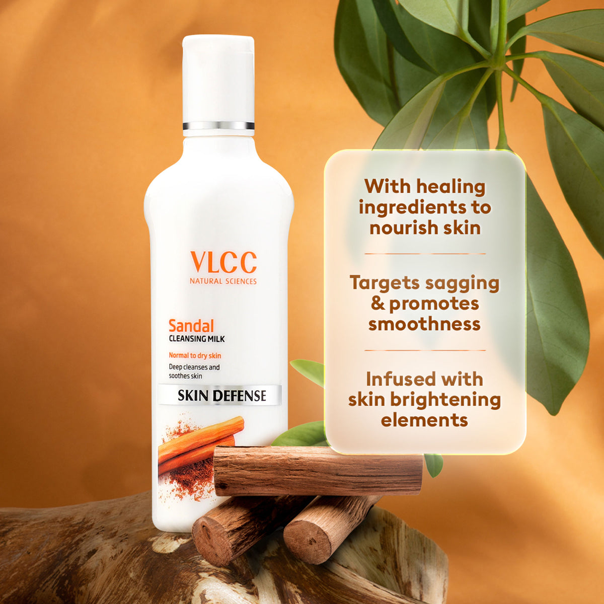 VLCC Sandal Cleansing Milk - Pack of 2
