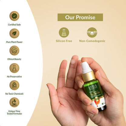Lotus Botanicals Vitamin C Skin Brightening Face Serum,Recovers And Repairs Dull Skin,Chemical Free
