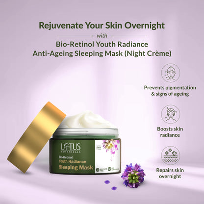 Lotus Botanicals Bio-Retinol Youth Radiance Sleeping Mask