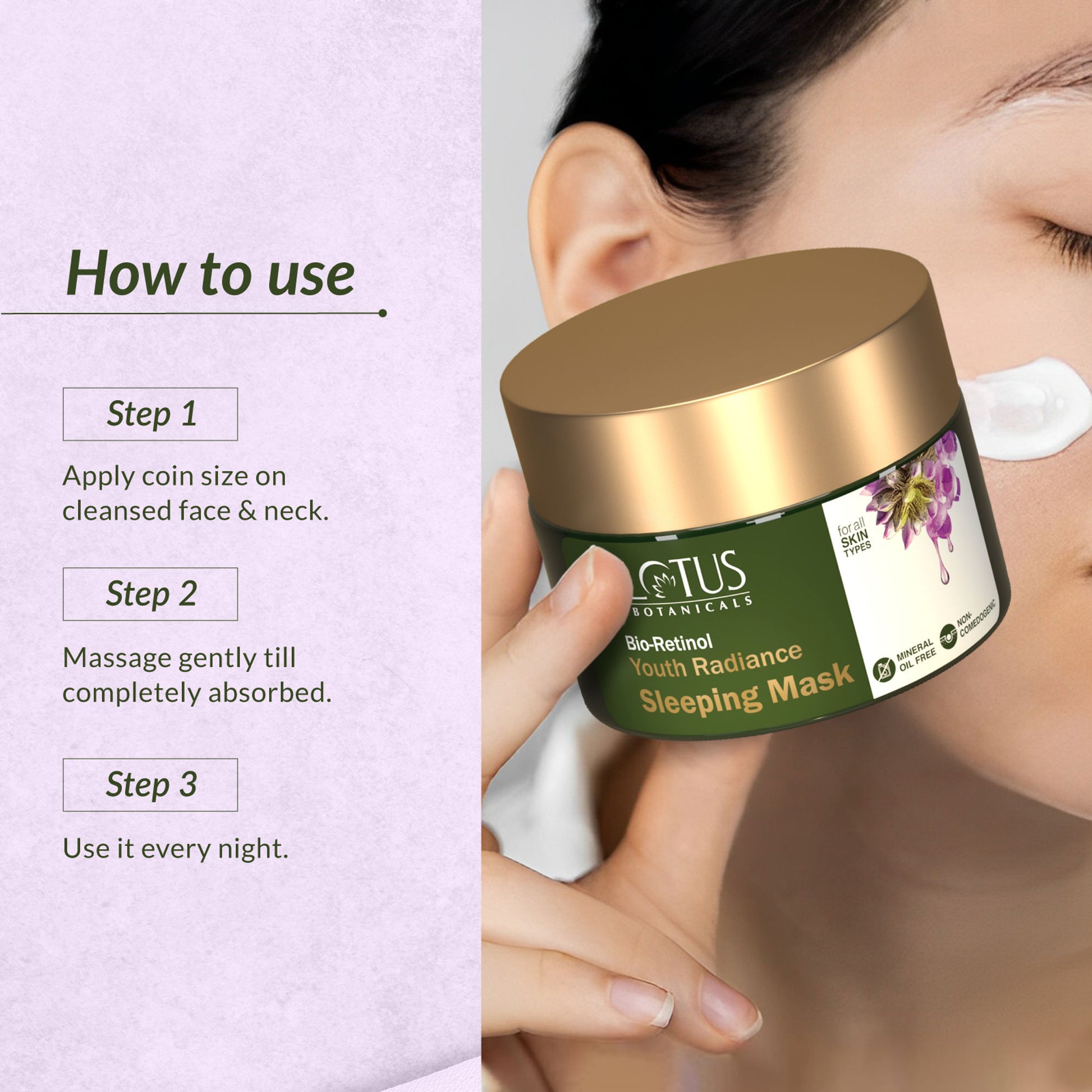 Lotus Botanicals Bio-Retinol Youth Radiance Sleeping Mask