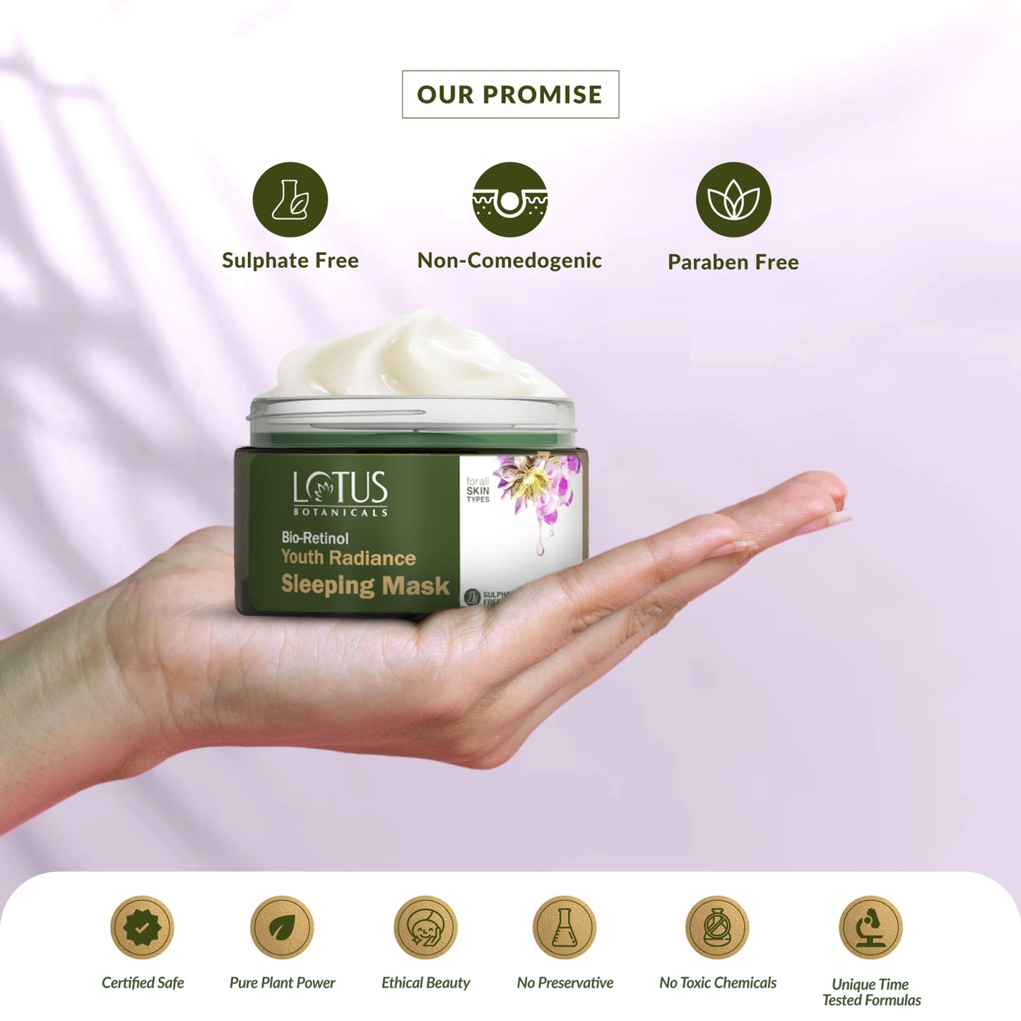 Lotus Botanicals Bio-Retinol Youth Radiance Sleeping Mask