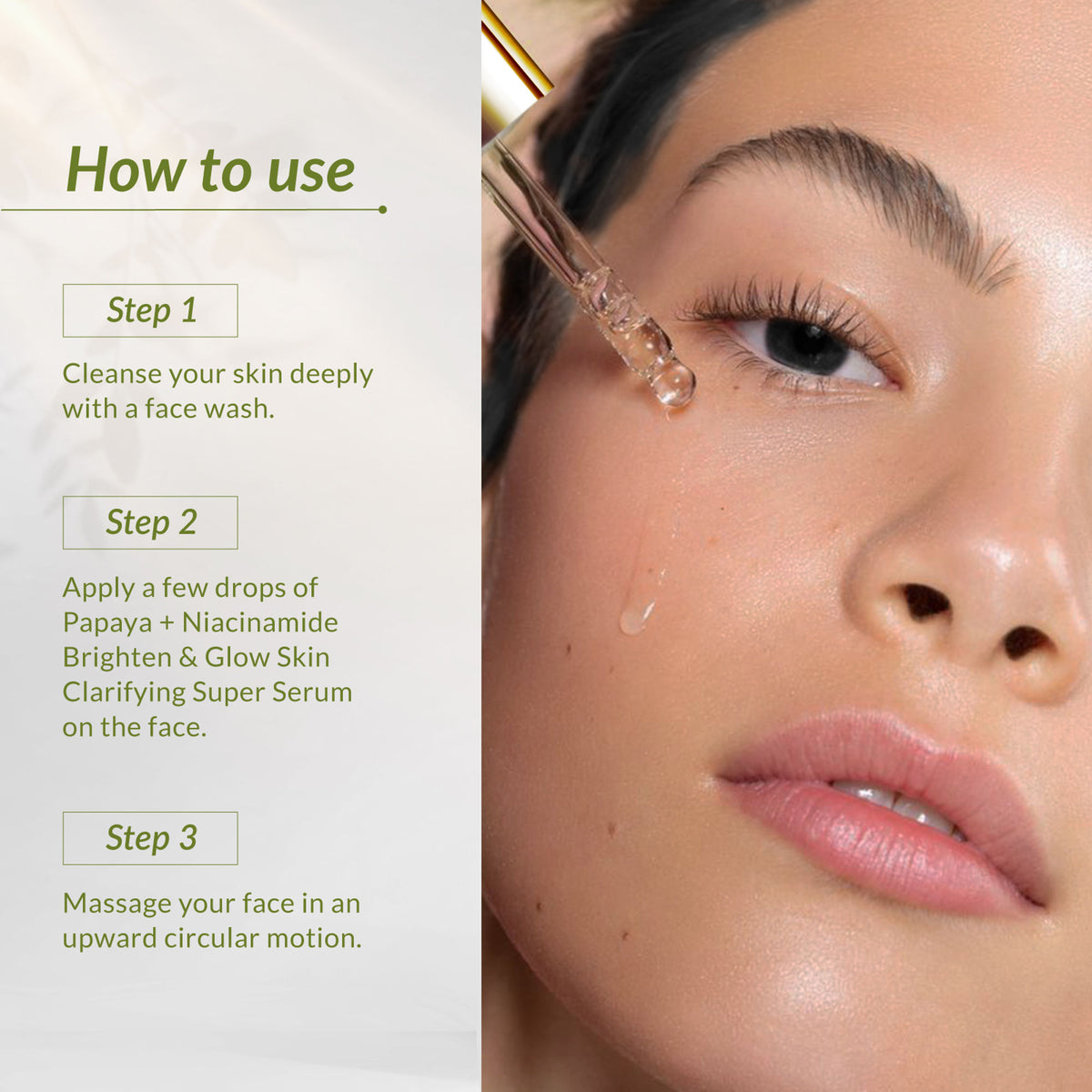 Lotus Botanicals Niacinamide & Papaya Brighten & Glow Skin Clarifying Super Serum