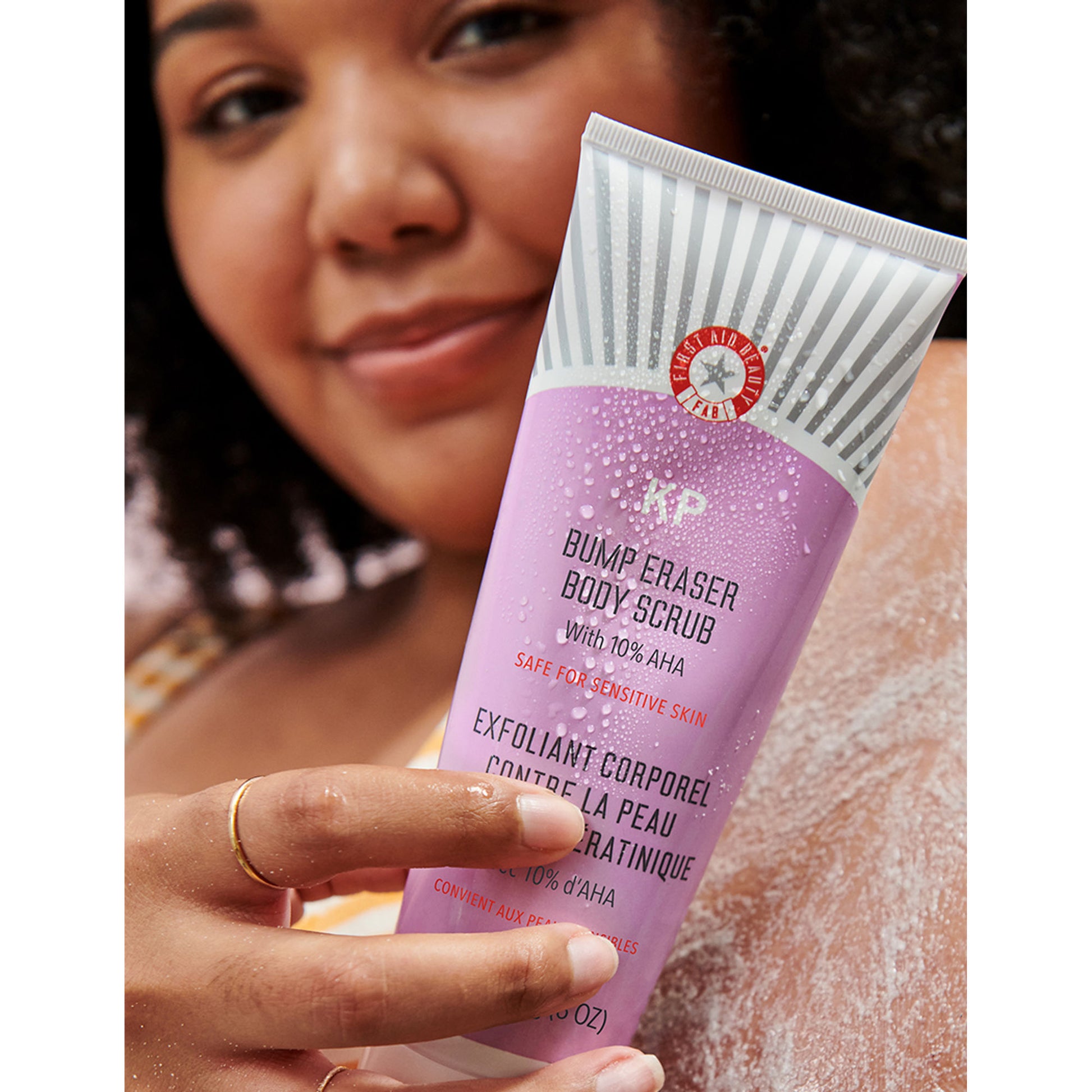 First Aid Beauty KP Bump Eraser Body Scrub With 10% AHA