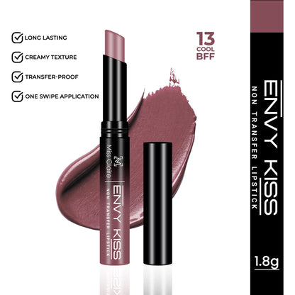 Miss Claire Envy Kiss Non Transfer Lipstick - 13 Cool Bff