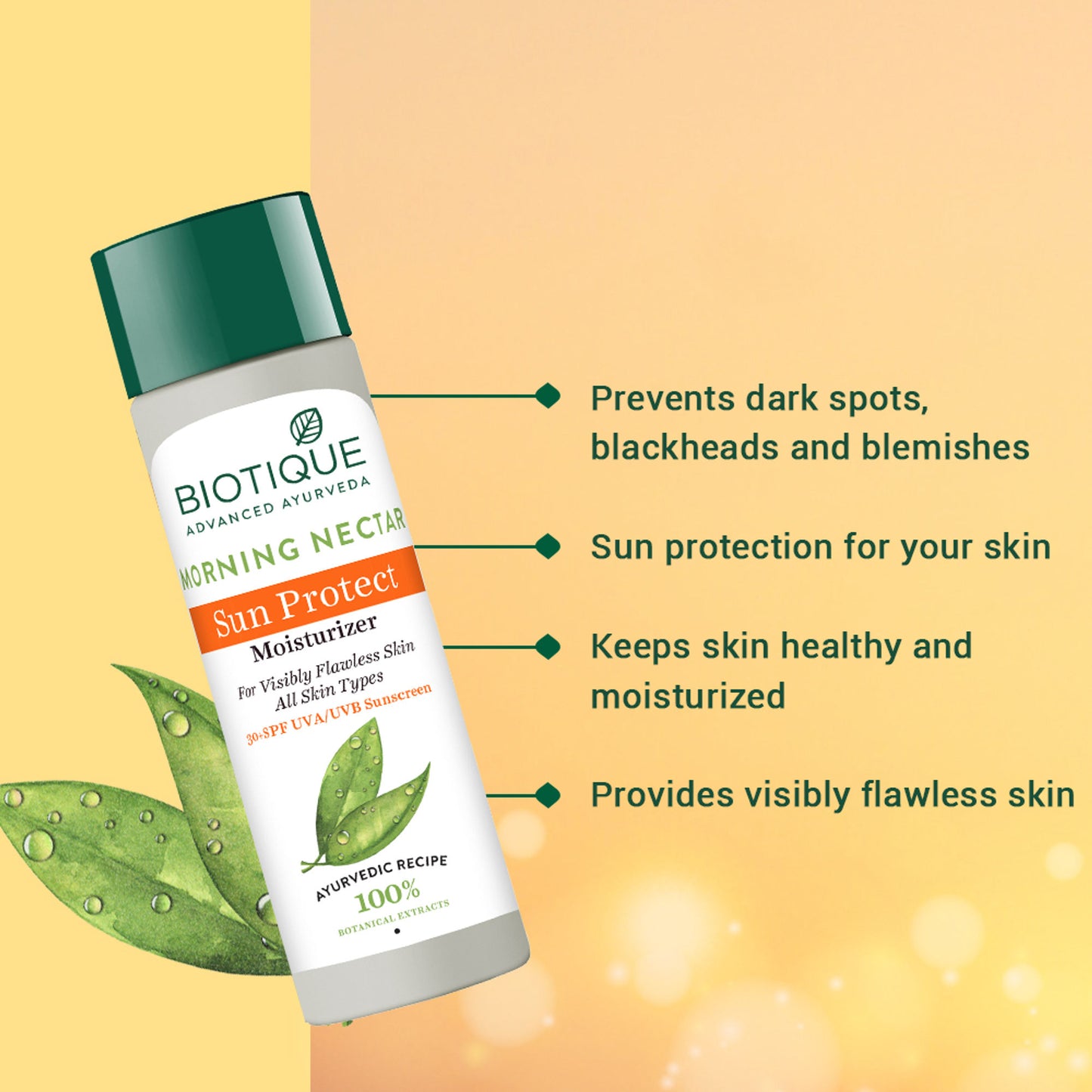 Biotique Bio Morning Nectar Visibly Flawless Sun Protector SPF 30+