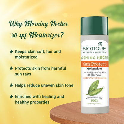Biotique Bio Morning Nectar Visibly Flawless Sun Protector SPF 30+