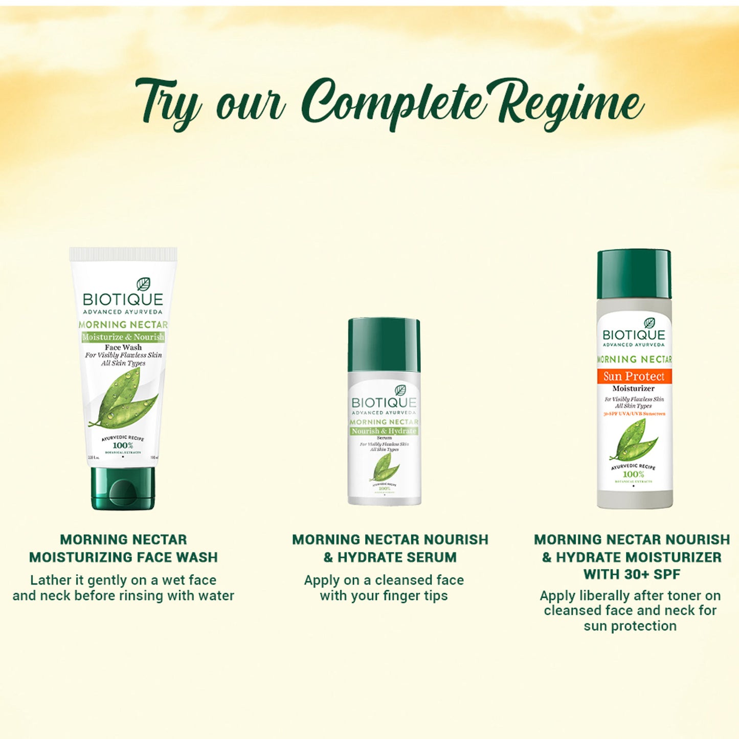 Biotique Bio Morning Nectar Visibly Flawless Sun Protector SPF 30+