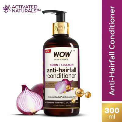 WOW Skin Science Onion & Collagen Anti- Hairfall Conditioner - Reduces Hair Breakage & Detangles Hair