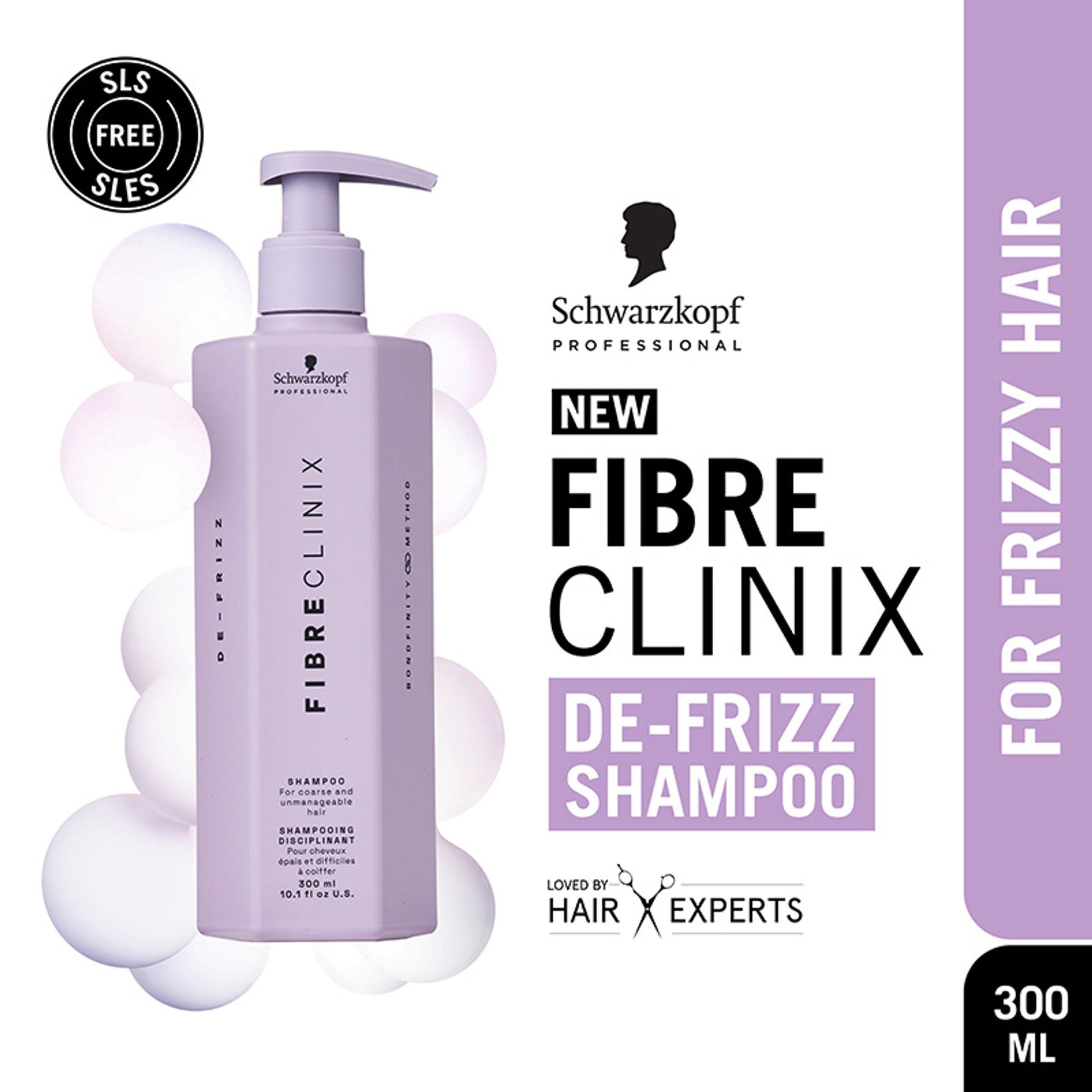 Schwarzkopf Professional Fibre Clinix De-Frizz Shampoo