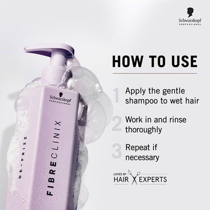 Schwarzkopf Professional Fibre Clinix De-Frizz Shampoo