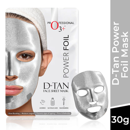 O3+ Power Foil D-Tan Face Sheet Mask