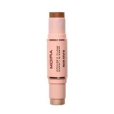 Moira Sculpt & Glow Duo Stick Bronzer - 500 Beach Happy