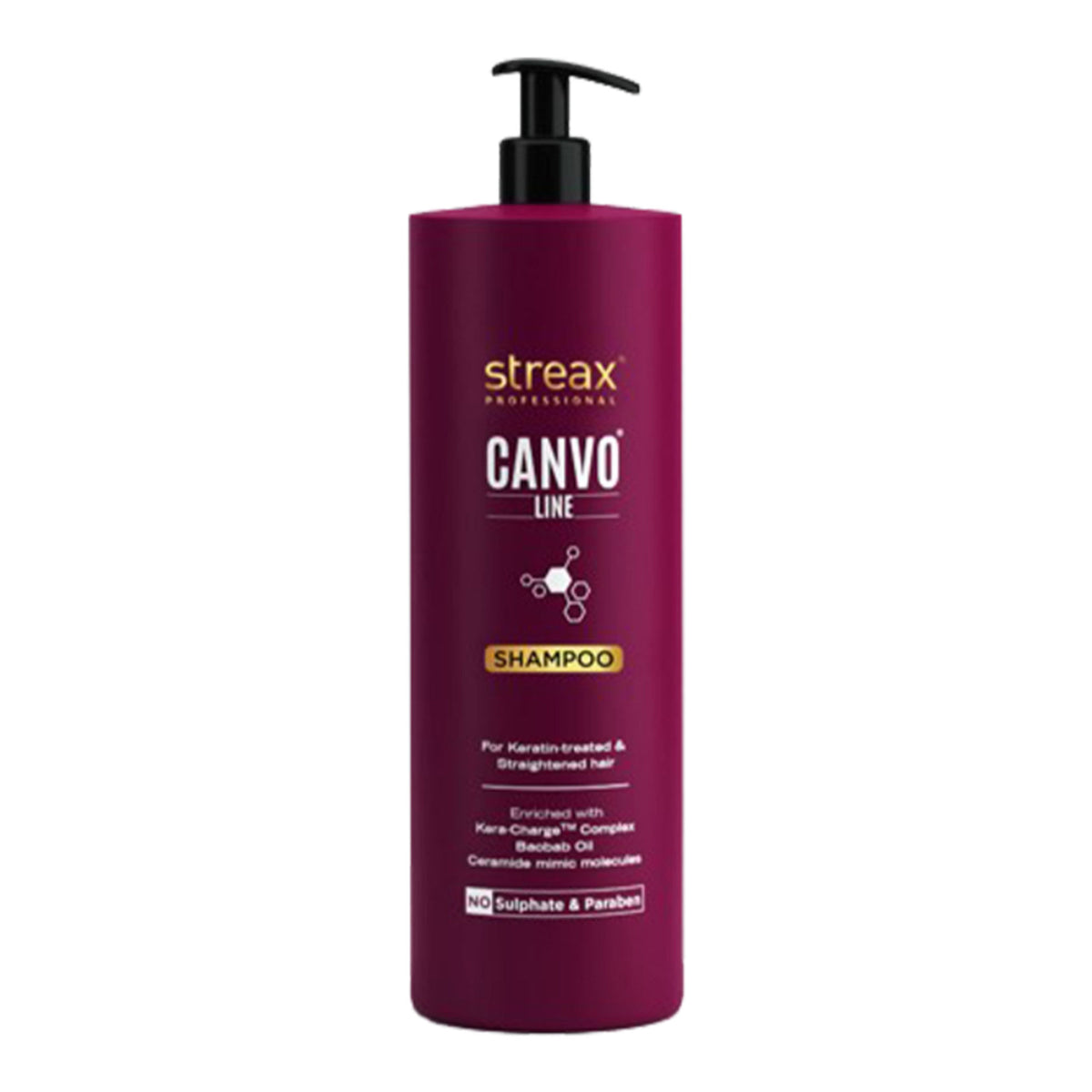 Streax Professional Canvoline Shampoo for Chemically Treated & Damaged Hair