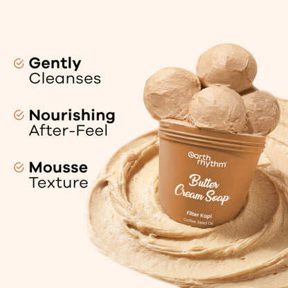Earth Rhythm Butter Cream Shower Mousse Soap - Filter Kapi