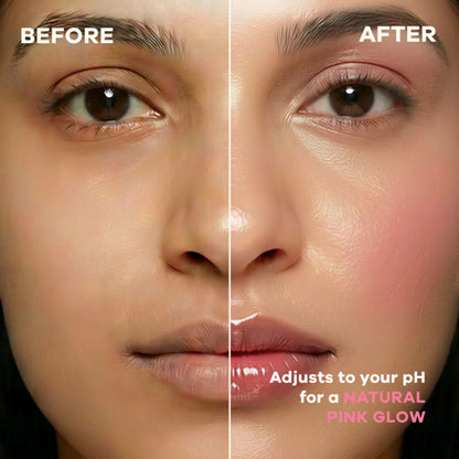 Earth Rhythm Glass Tint pH Activated Lip & Cheek Tint, Blendable, Moisturising and Non-greasy