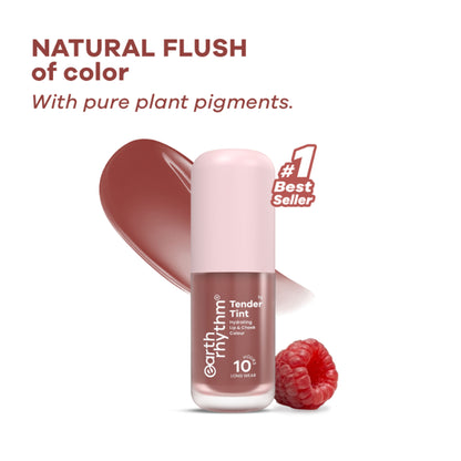 Earth Rhythm Tender Tint For Lip & Cheek With Pure Plant Pigments 10 H Stay - Cider