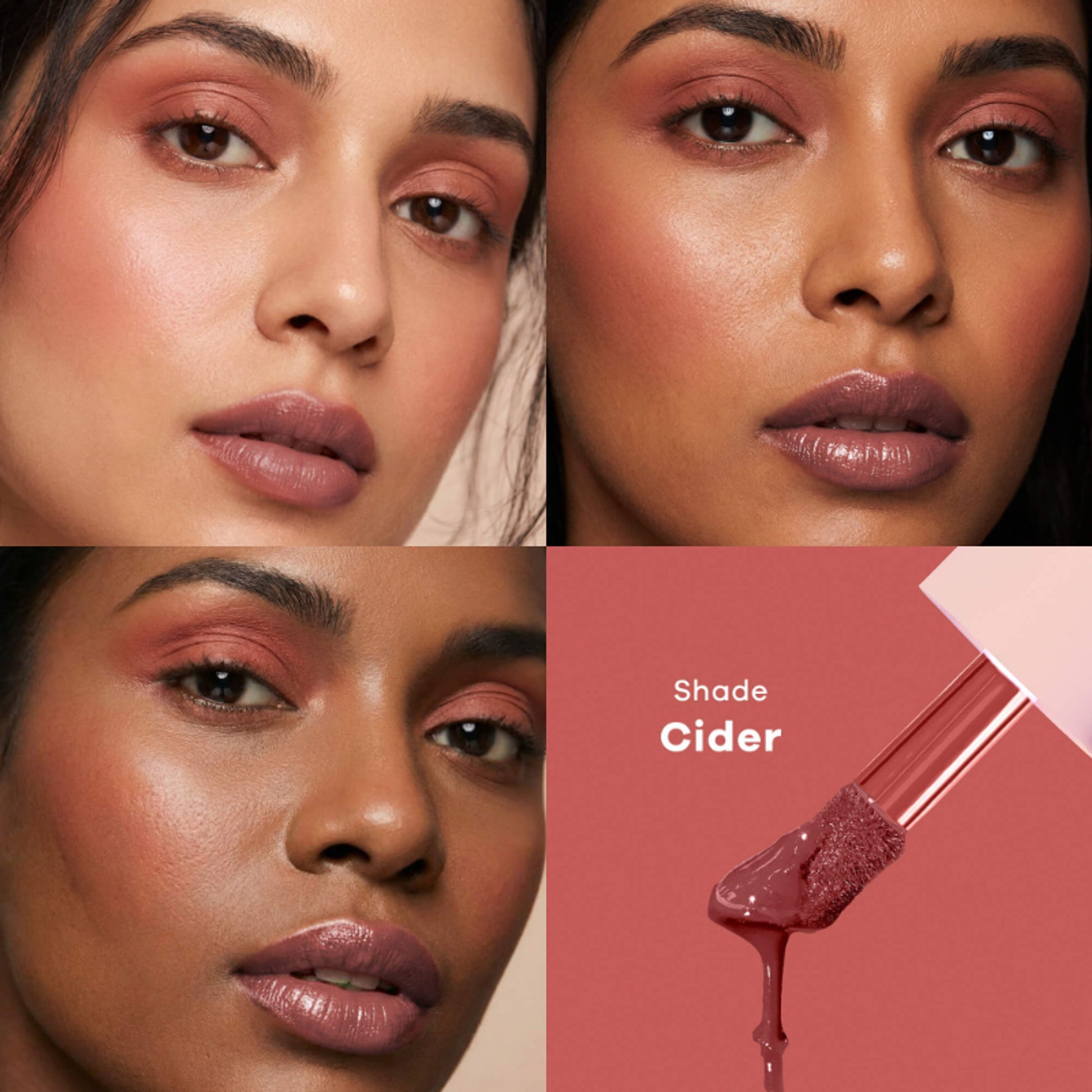 Earth Rhythm Tender Tint For Lip & Cheek With Pure Plant Pigments 10 H Stay - Cider
