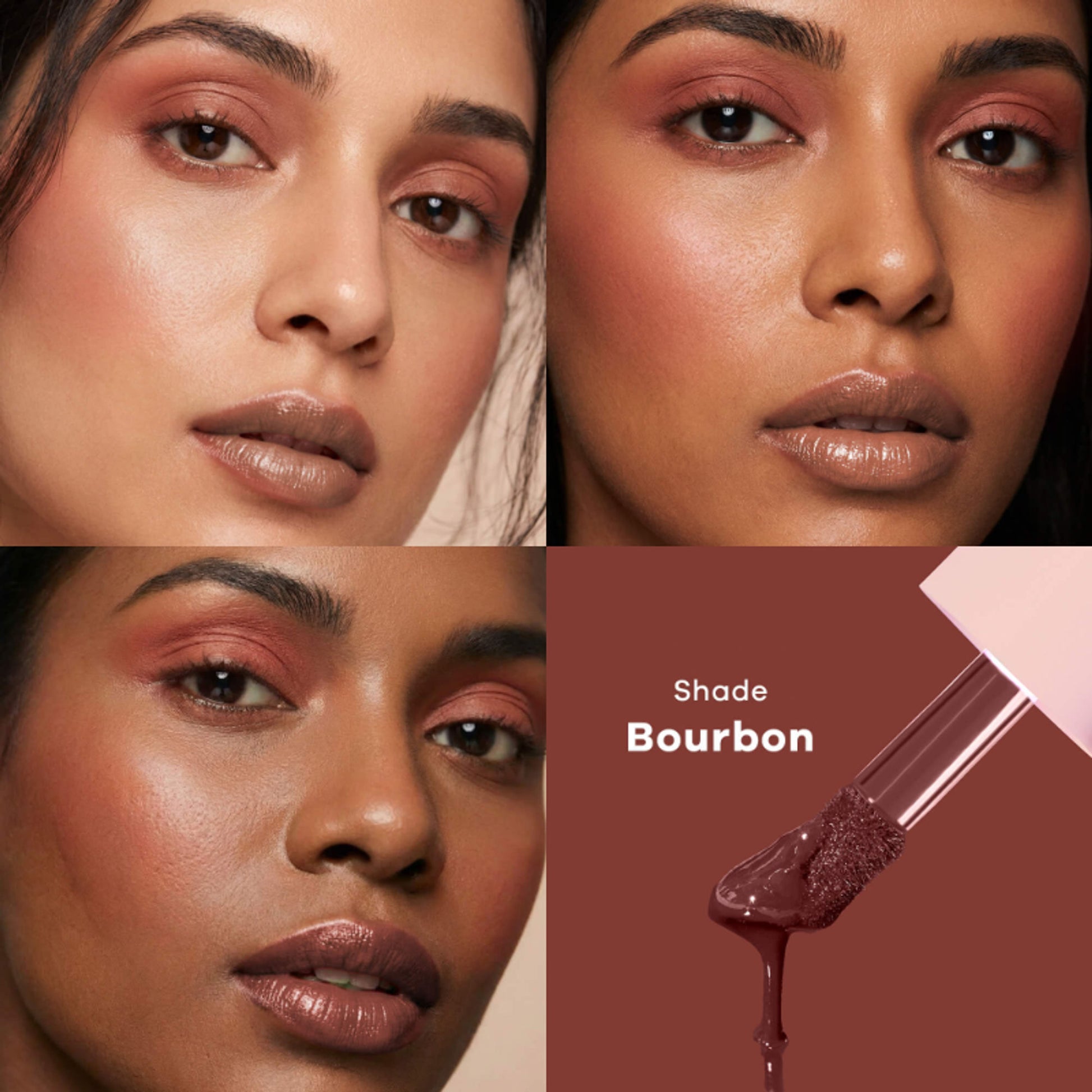 Earth Rhythm Tender Tint For Lip & Cheek With Pure Plant Pigments 10 H Stay - Bourbon
