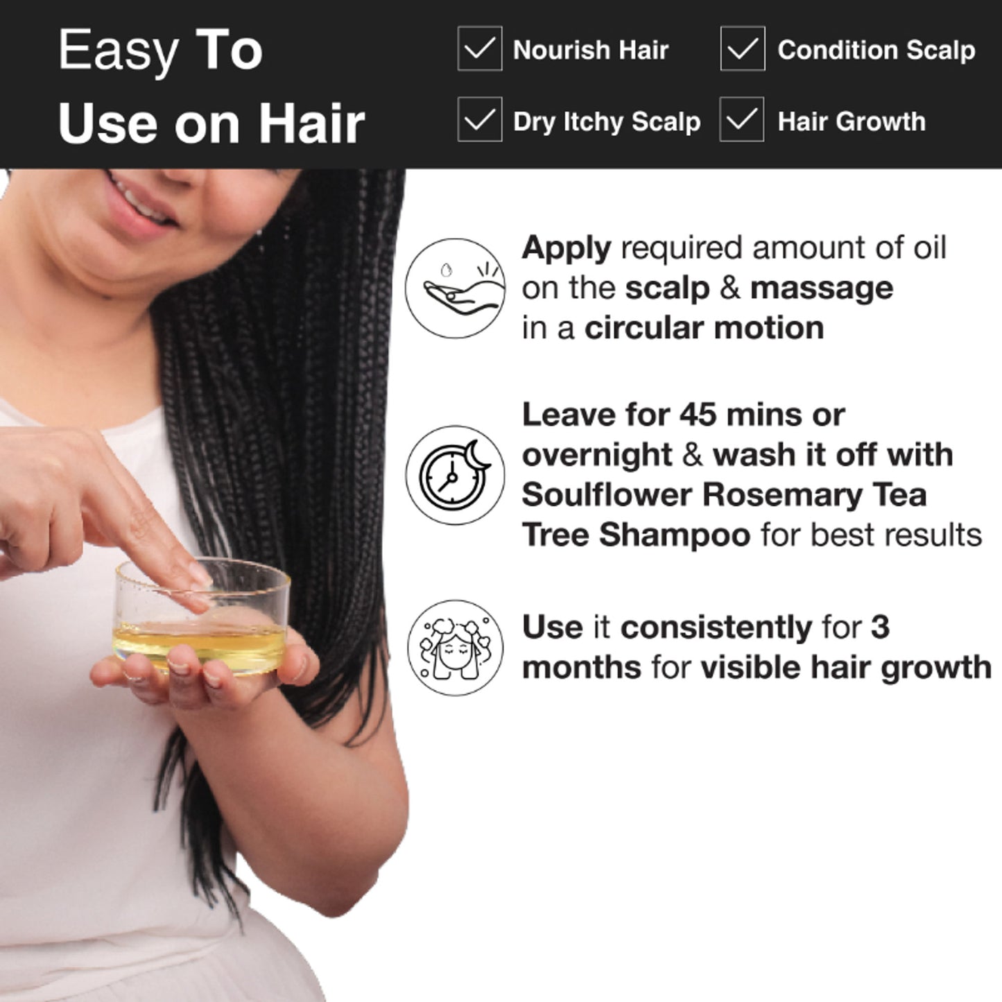 Soulflower Extra Virgin Coconut Oil for Dry, Frizzy Hair, Rough Skin, Wrinkle Reduction Cold Pressed