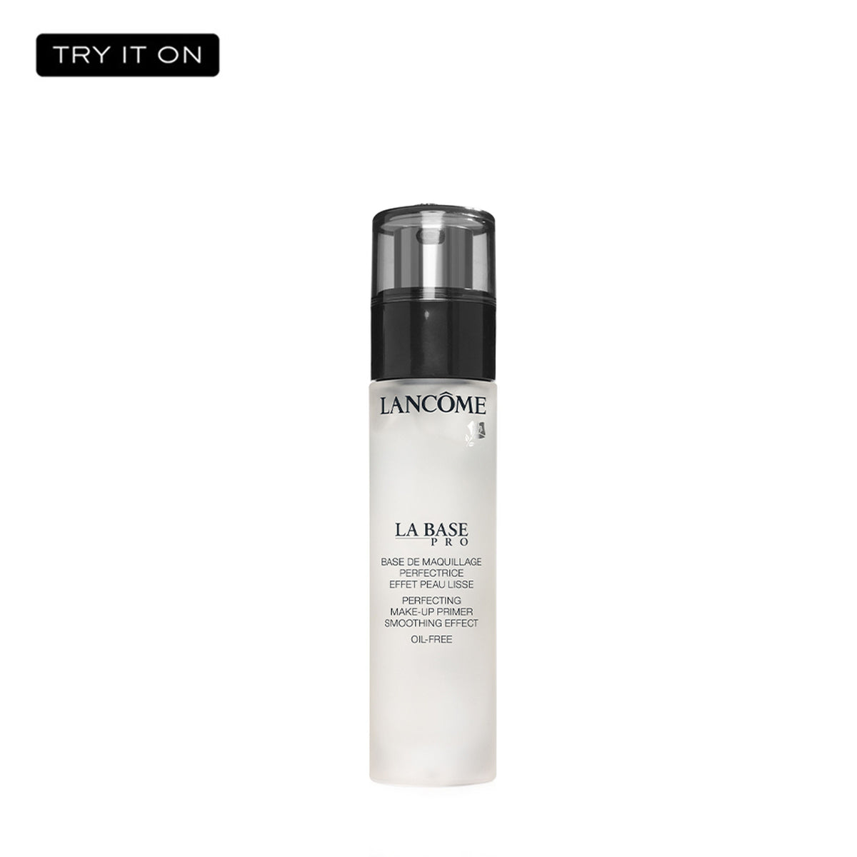 Lancome La Base Pro long-lasting makeup primer applied on skin for a smooth, soft finish and flawless foundation.