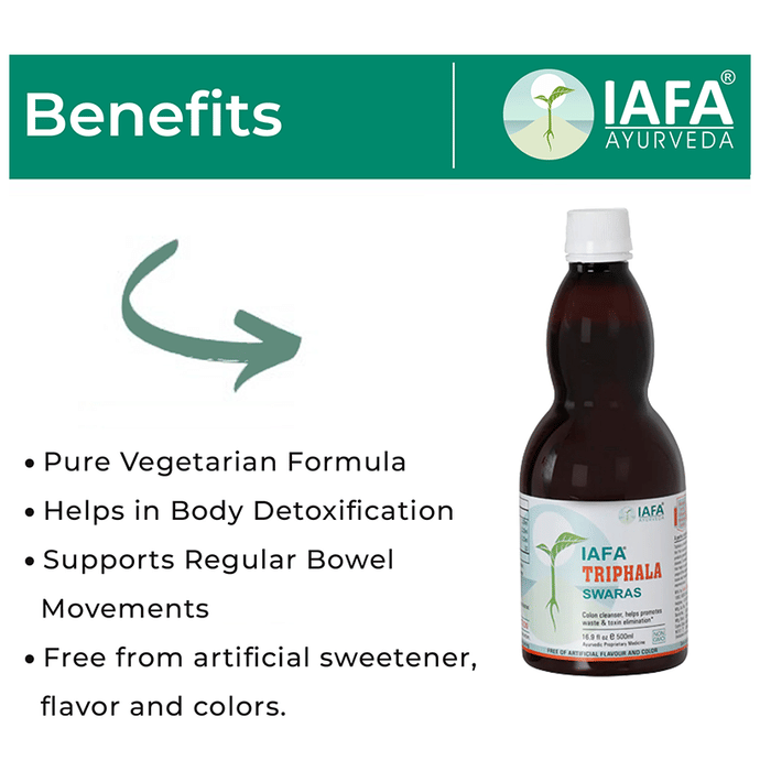 Iafa Ayuveda Triphala Swaras Syrup