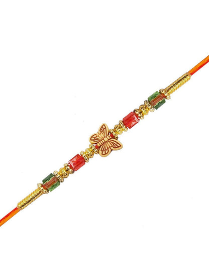 Anouk Unisex Set Of 2 Beaded Thread Rakhi