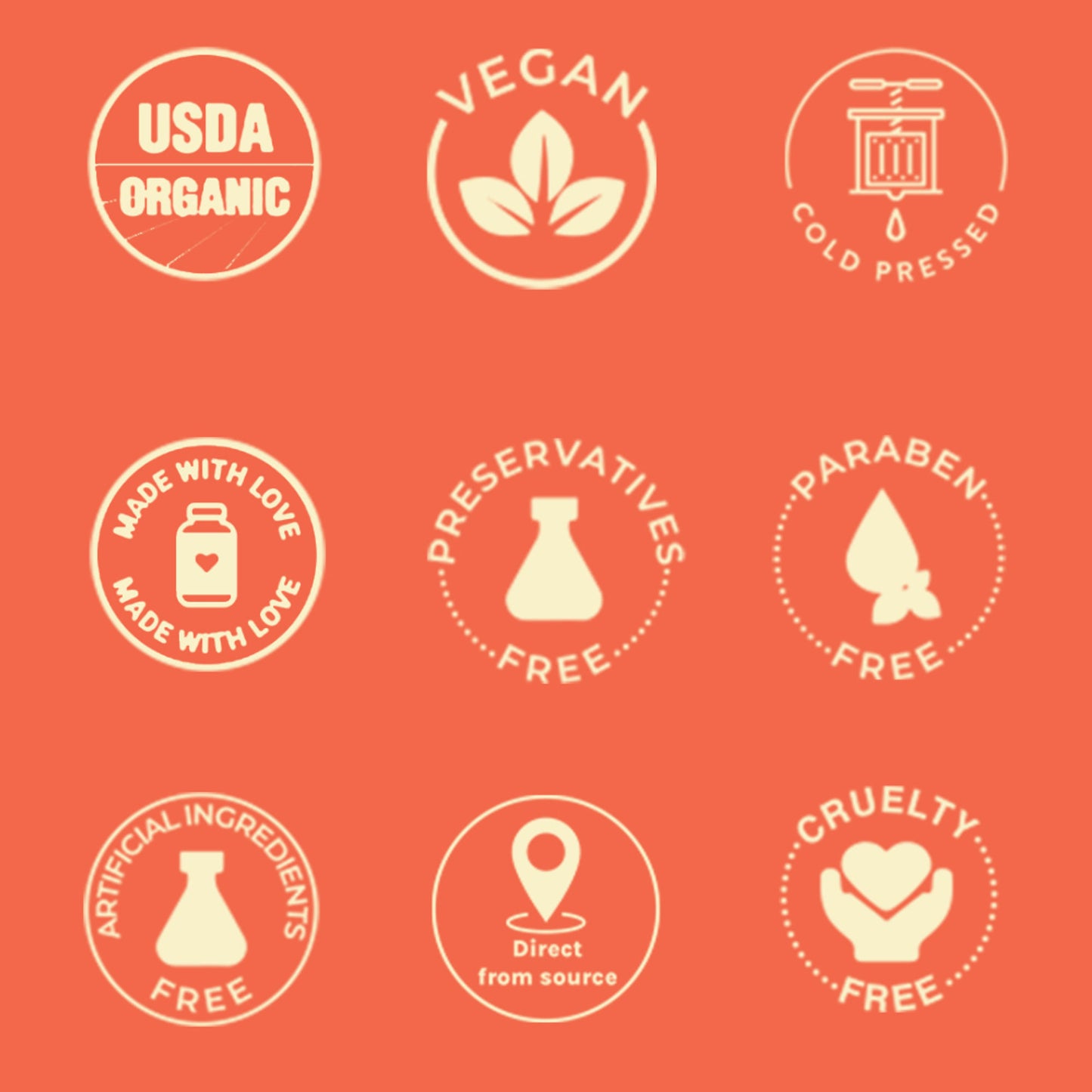Tattvalogy Organic Moroccan Argan Oil - Vitamin-E Rich, Antioxidant, Tames Frizz for Smooth Hair