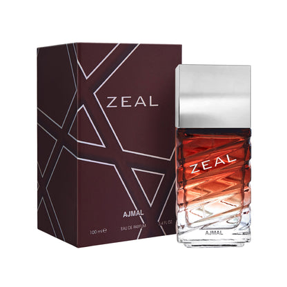 Ajmal Zeal EDP Perfume Fresh Spicy Aromatic Fragrance Luxury Gift for Men