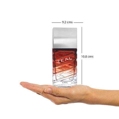 Ajmal Zeal EDP Perfume Fresh Spicy Aromatic Fragrance Luxury Gift for Men