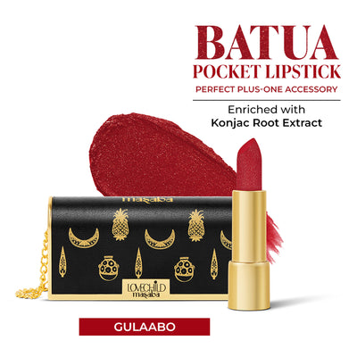 LoveChild Masaba The Batua Satin Lipstick - Gulaabo