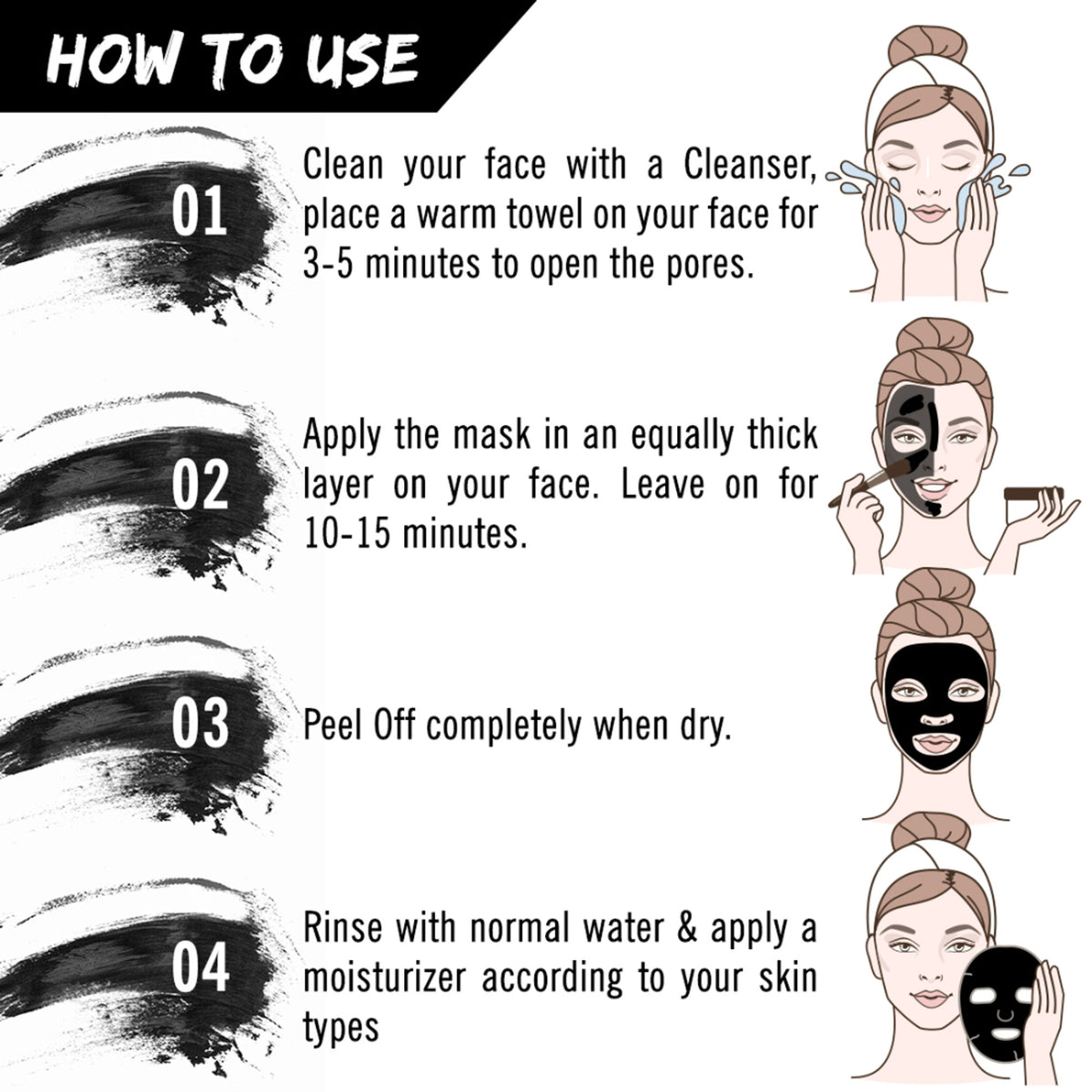 Keya Seth Aromatherapy Charcoal Peel off Mask Face Pack