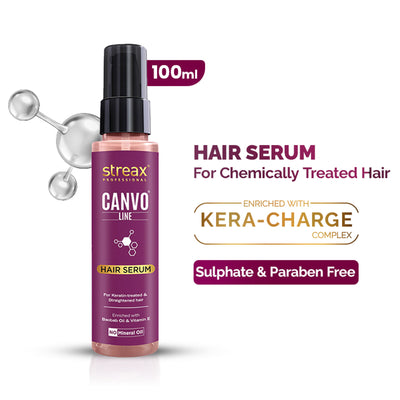 Streax Professional Canvoline Hair Serum for Dry & Frizzy Hair