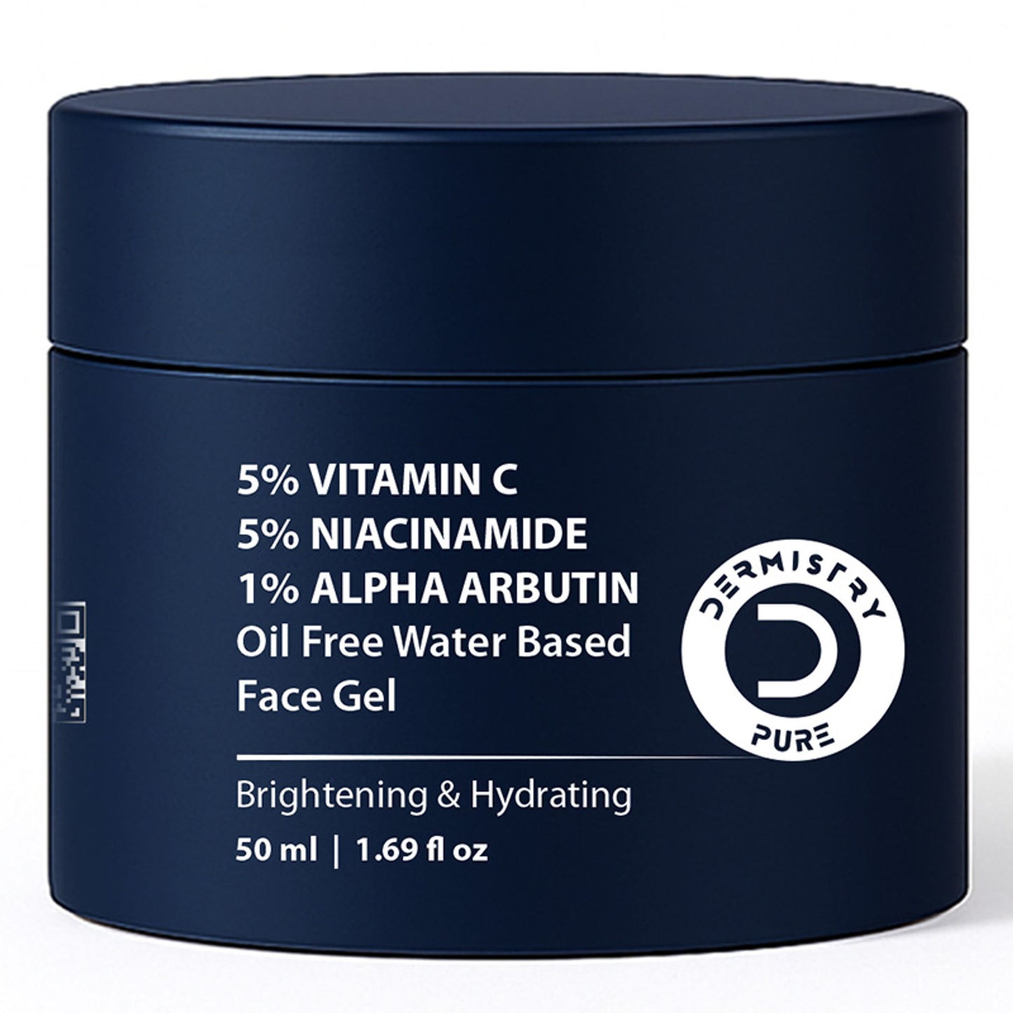 DERMISTRY Vitamin C Oily Skin Moisturizer Face Gel With Niacinamide Alpha Arbutin For Glowing Skin