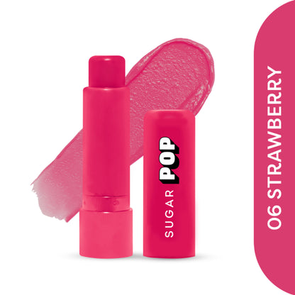 SUGAR POP Nourishing Lip Balm, SPF, Avocado Oil - 06 Strawberry