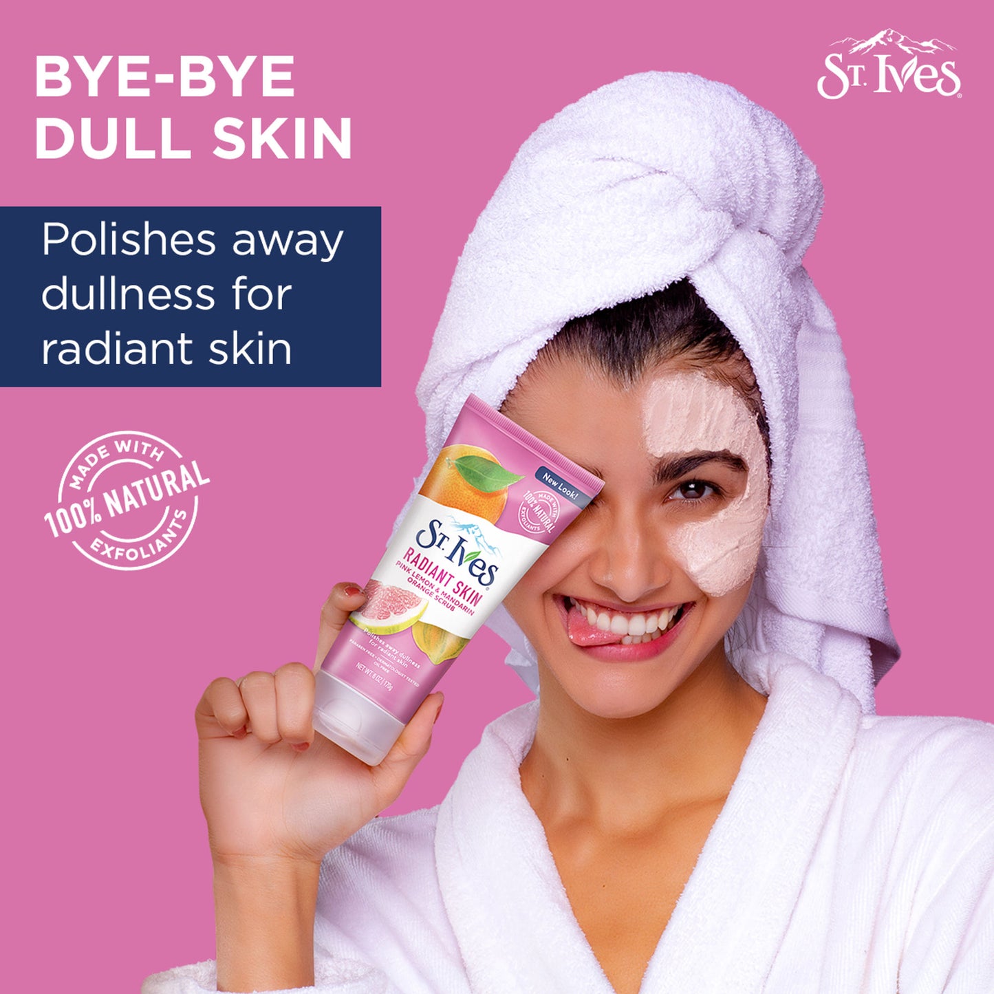St. Ives Radiant Skin Pink Lemon & Mandarin Scrub