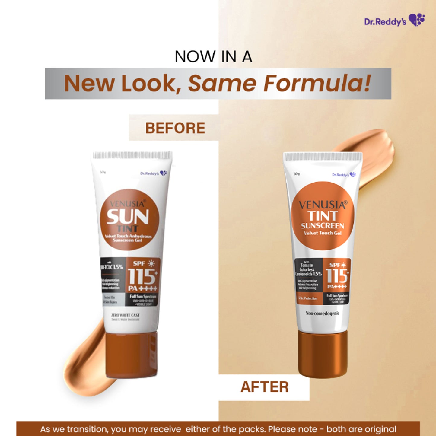 Venusia Sun Tint SPF 115, Highest SPF, Matte-finish, Brightening and Lightweight