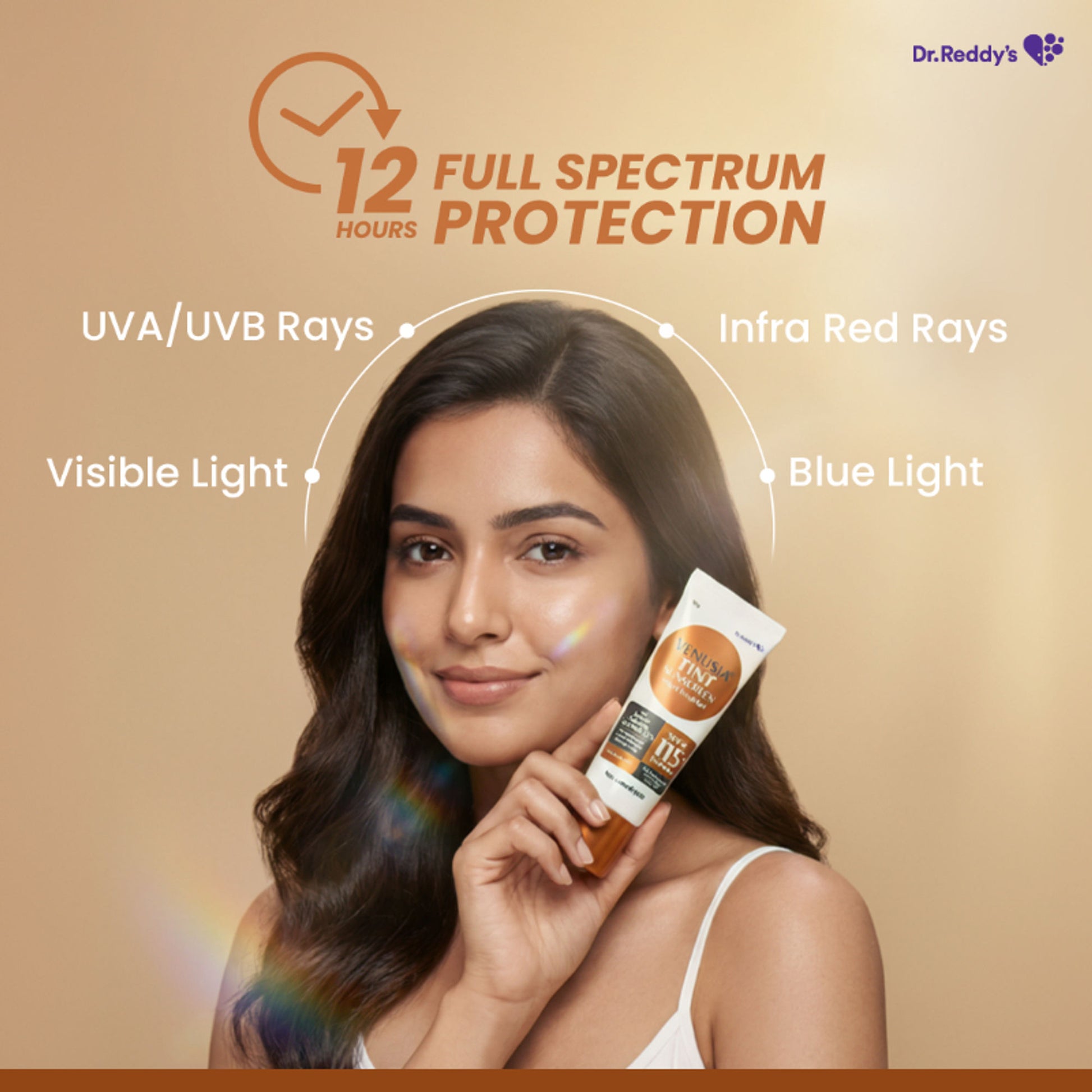 Venusia Sun Tint SPF 115, Highest SPF, Matte-finish, Brightening and Lightweight