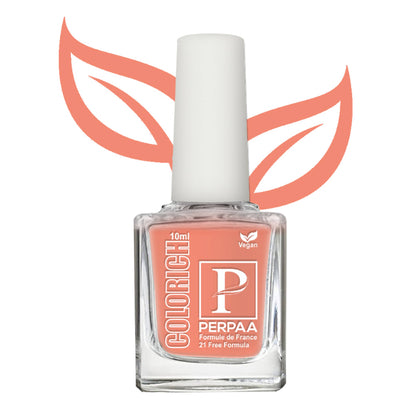 PERPAA Colorich Lime Yellow & Peach Nail Polish - Pack of 2