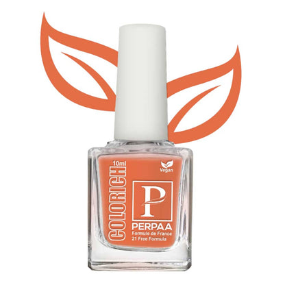 PERPAA Colorich Bold Red & Orange Nail Polish - Pack of 2