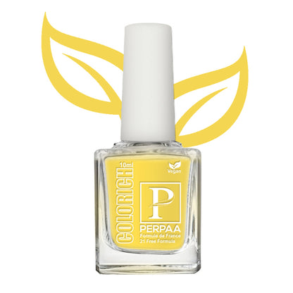 PERPAA Colorich Lime Yellow & Rose Pink Nail Polish - Pack of 2