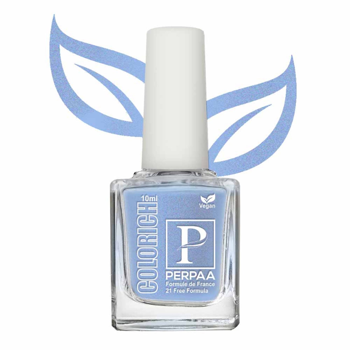 PERPAA Colorich Light Sea Green & Texture Blue Nail Polish - Pack of 2