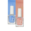 PERPAA Colorich Ice Blue & Shimmer Peach Nail Polish - Pack of 2