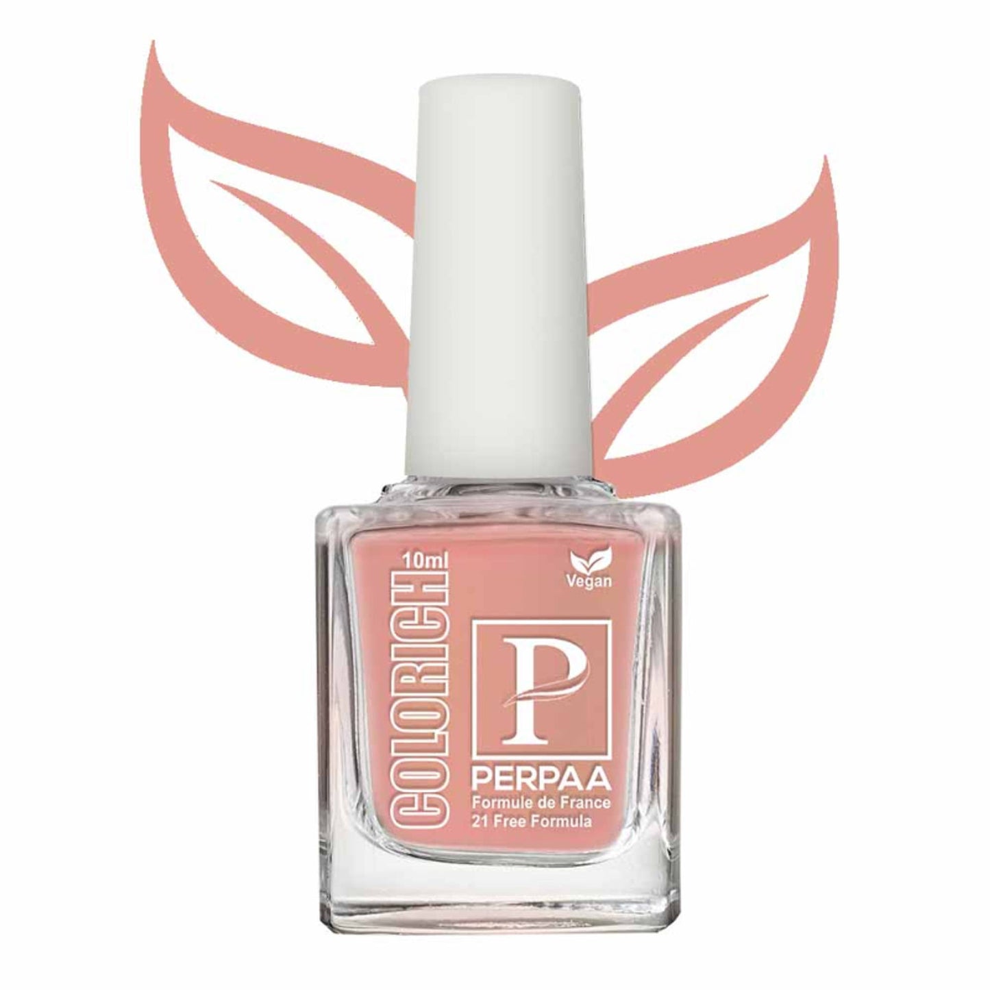 PERPAA Colorich Ice Blue & Shimmer Peach Nail Polish - Pack of 2