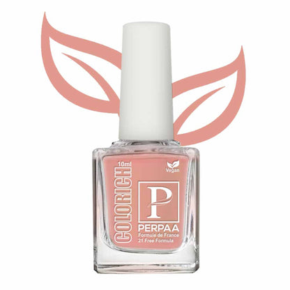PERPAA Colorich Ice Blue & Shimmer Peach Nail Polish - Pack of 2