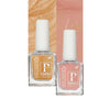 PERPAA Colorich Shimmer Peach & Golden Bliss Nail Polish - Pack of 2