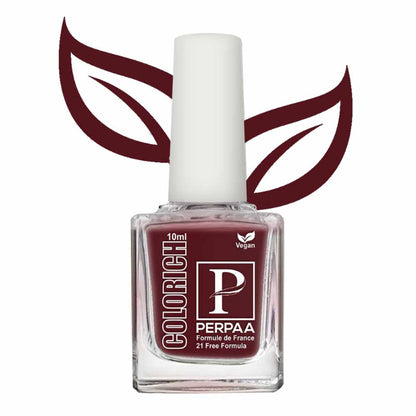 PERPAA Colorich Bold Red & Maroon Nail Polish - Pack of 2