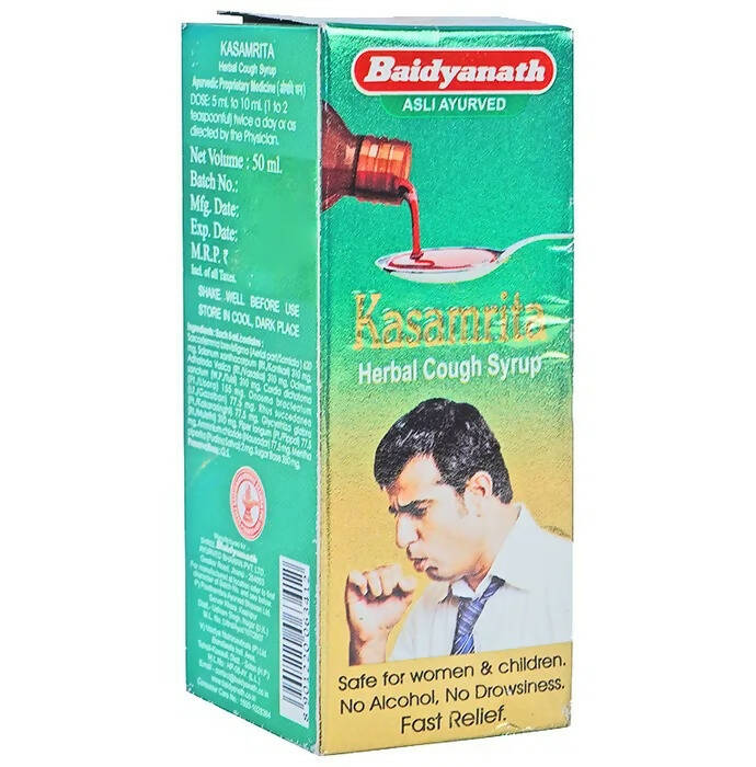 Baidyanath Jhansi Kasamrita Herbal Cough Syrup - Indyancart