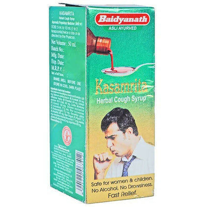 Baidyanath Jhansi Kasamrita Herbal Cough Syrup - Indyancart