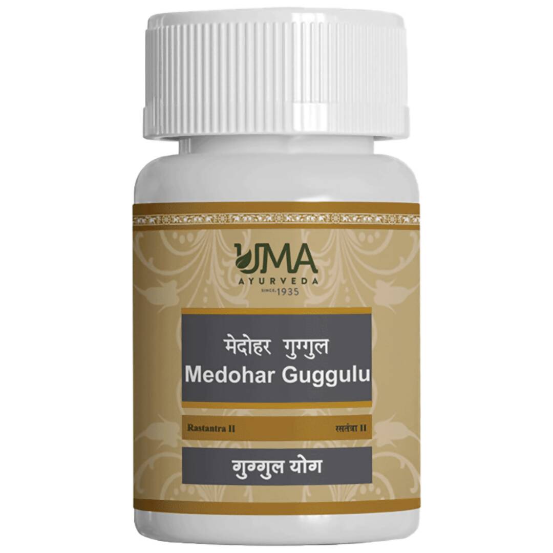 Uma Ayurveda Medohara Guggulu Tablets - Indyancart