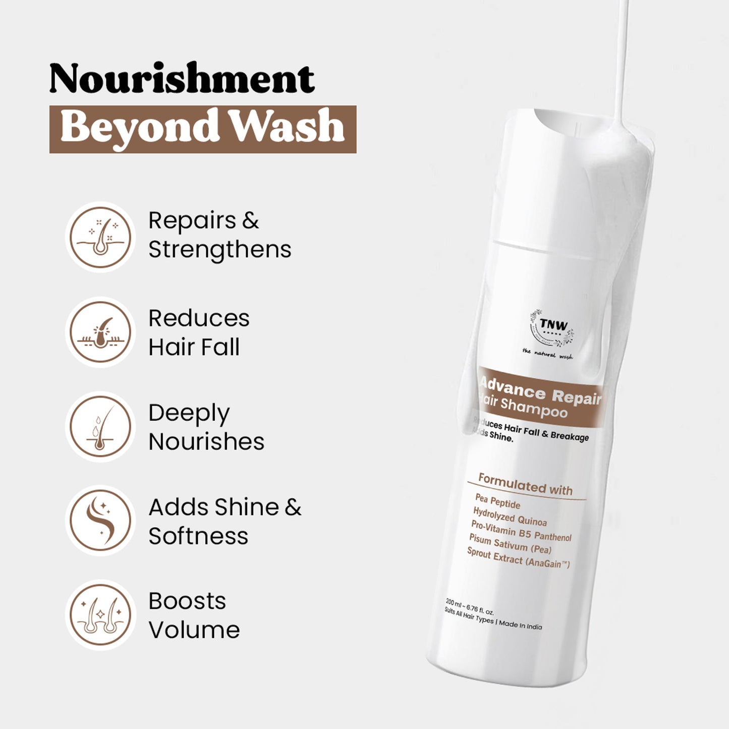 TNW The Natural Wash Advance Repair Shampoo